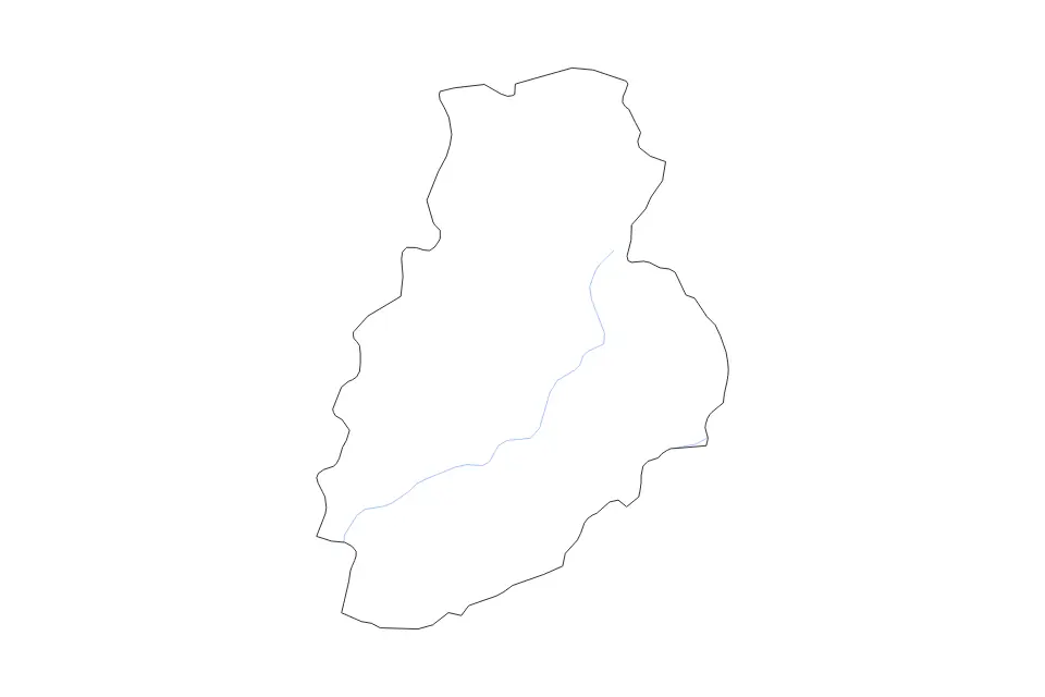 Carte de Järva, Estonia de type contour et rivières pour Europe, montrant contour et rivières avec des limites nettes.