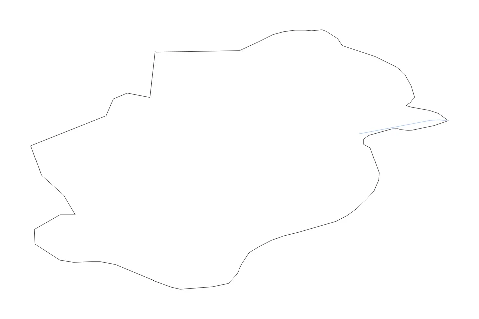 Aperçu de la carte de contour de Flevoland