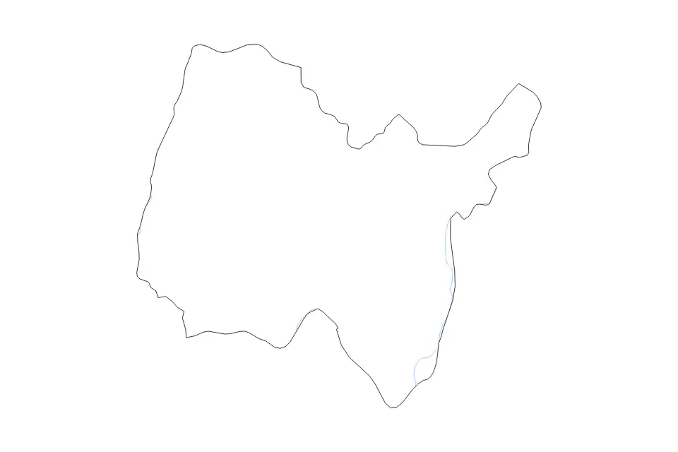 Ain outline map preview
