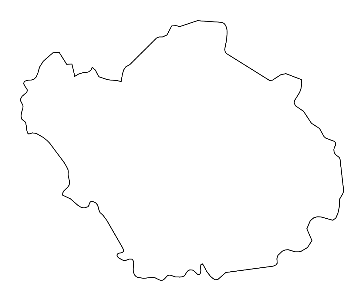 Mapa de contorno de Aube, France con ríos.