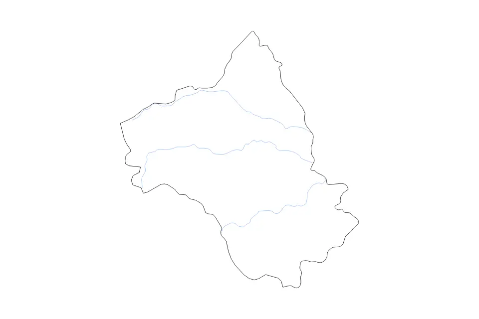 Aveyron outline map preview