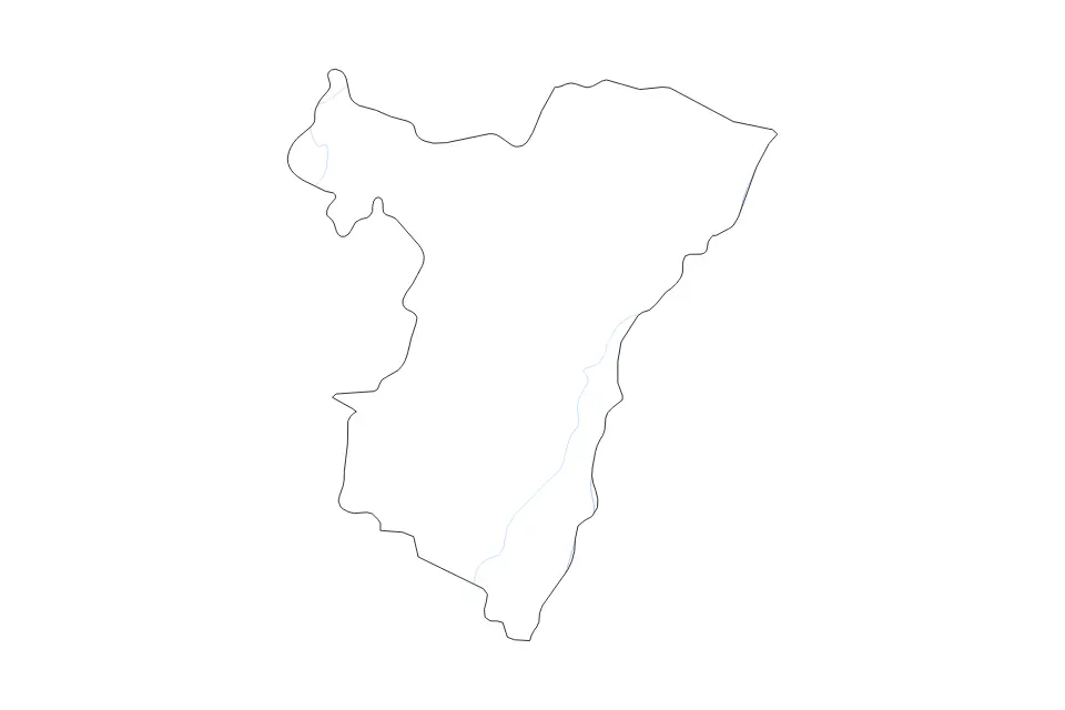 Bas-Rhin outline map preview
