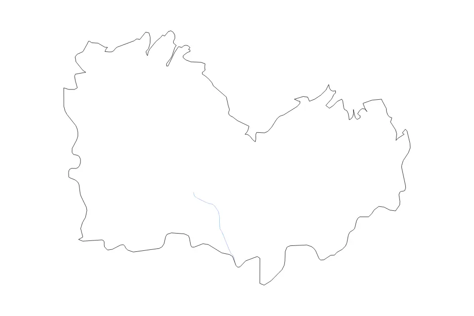 Mapa de Côtes-d'Armor, France de tipo contorno y ríos para Europa, con contorno y ríos con límites limpios.