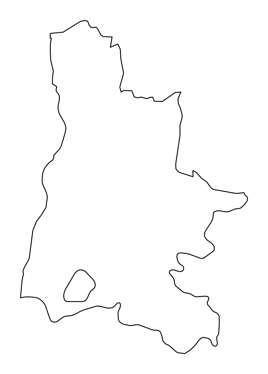 Carte de contour de Drôme, France avec rivières.