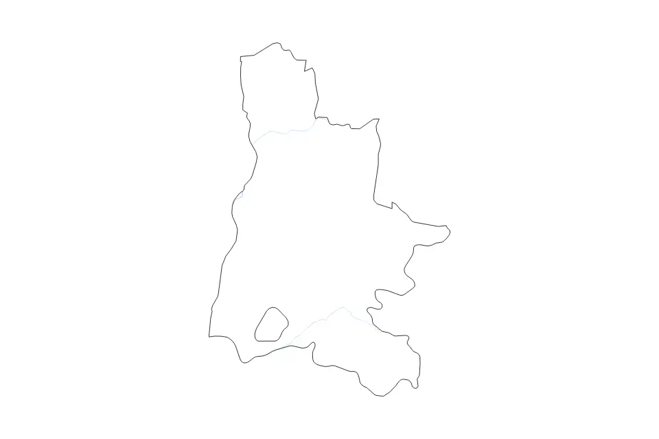 Carte de Drôme, France de type contour et rivières pour Europe, montrant contour et rivières avec des limites nettes.