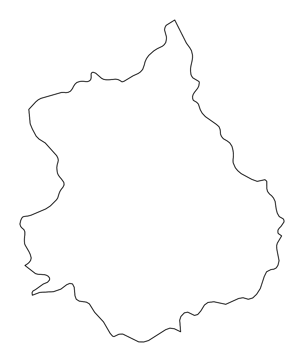 Carte de contour de Eure-et-Loir, France avec rivières.