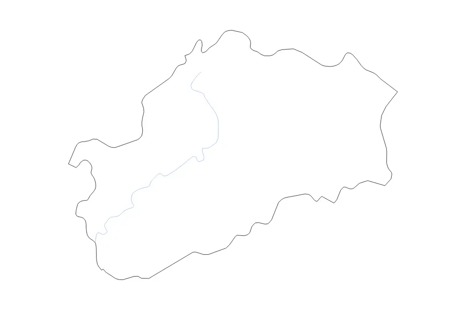 Carte de Haute-Saône, France de type contour et rivières pour Europe, montrant contour et rivières avec des limites nettes.
