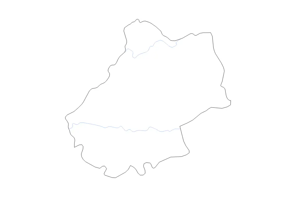 Mapa de Lot, France de tipo contorno y ríos para Europa, con contorno y ríos con límites limpios.