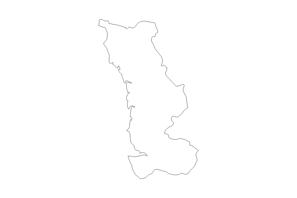 Carte de Manche, France de type contour pour Europe, montrant contour avec des limites nettes.