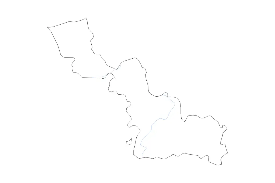 Mapa de Nord, France de tipo contorno y ríos para Europa, con contorno y ríos con límites limpios.
