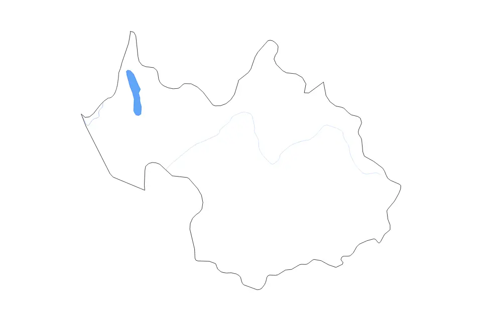 Mapa de Savoie, France de tipo contorno, lagos y ríos para Europa, con contorno, lagos y ríos con elementos de agua como Lac du Bourget.