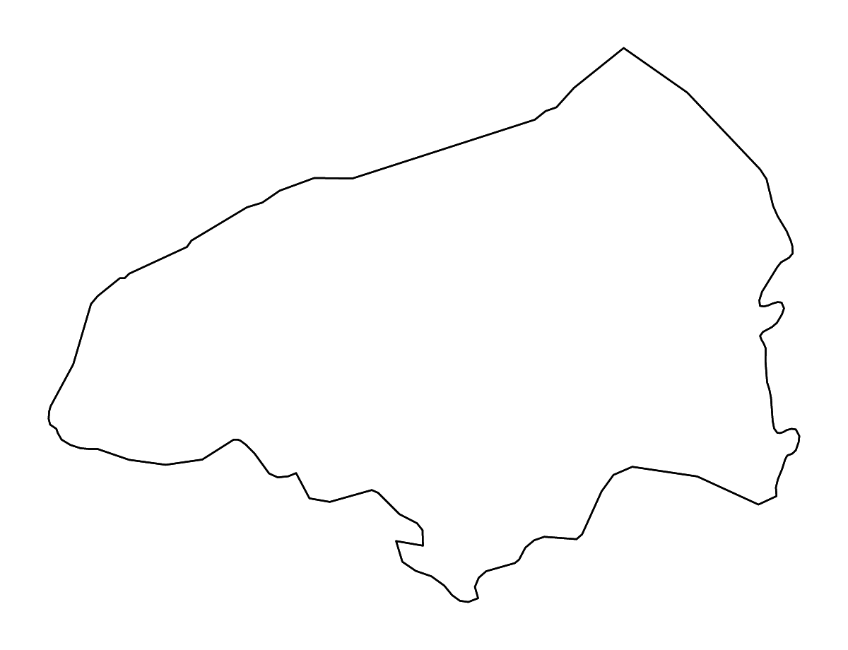 Mapa de contorno de Seine-Maritime, France con ríos.
