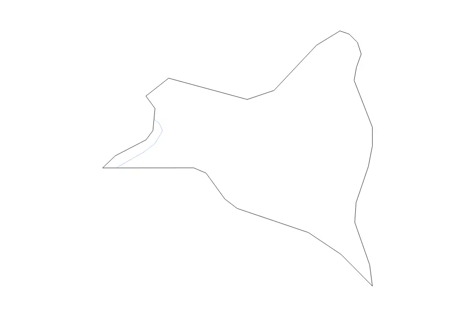 Mapa de Seine-Saint-Denis, France de tipo contorno y ríos para Europa, con contorno y ríos con límites limpios.