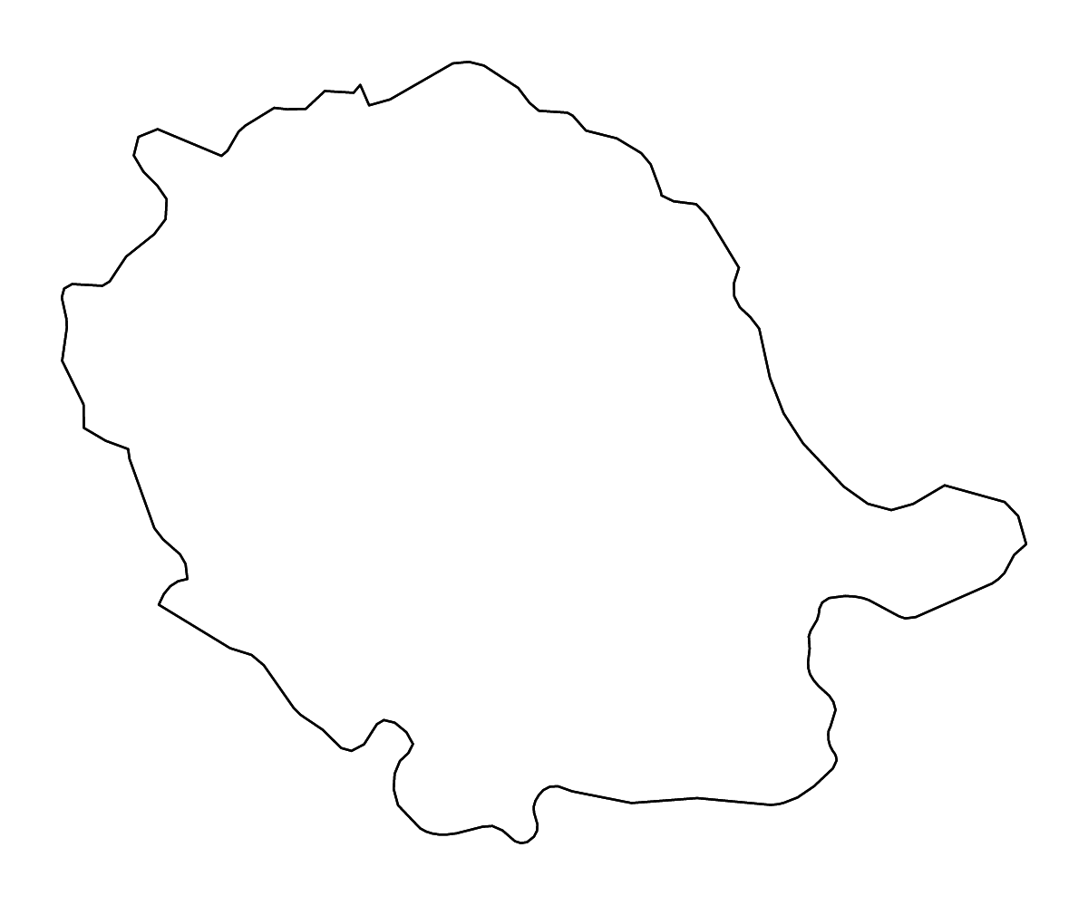 Outline map of Tarn Metropolitan department, France with rivers.