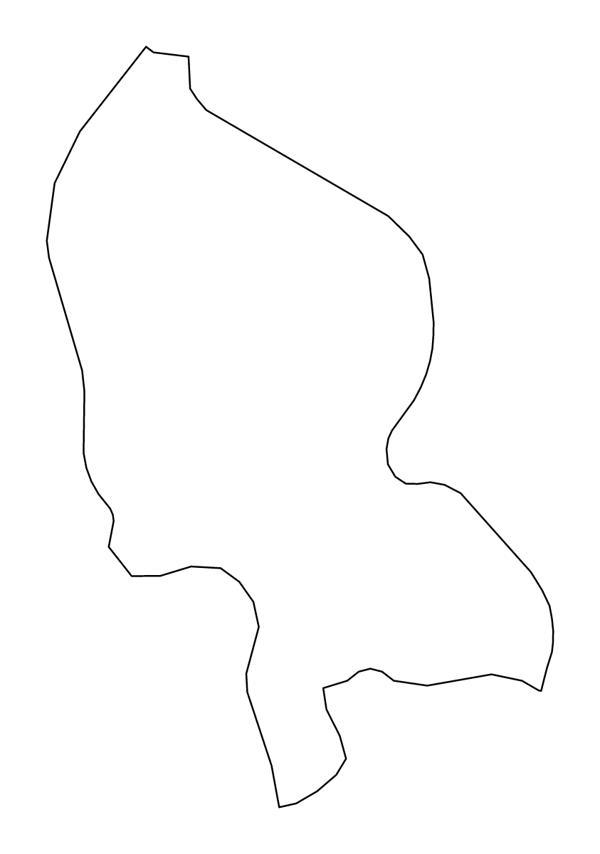 Mapa de contorno de Territoire de Belfort, France.