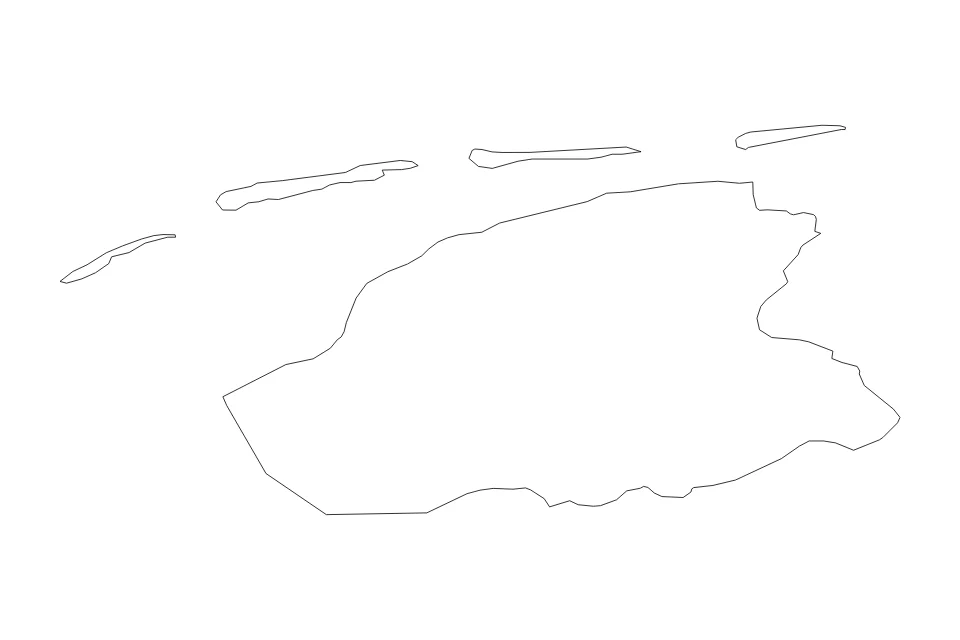 Aperçu de la carte de contour de Friesland