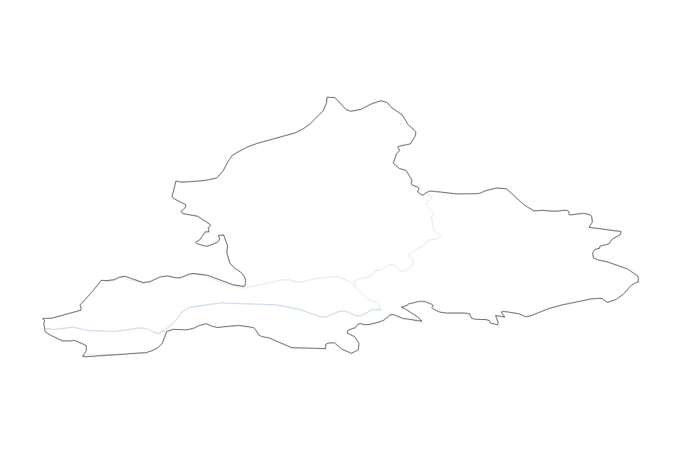 Aperçu de la carte de contour de Gelderland