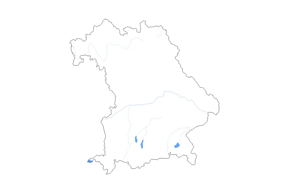 Bavaria outline map preview