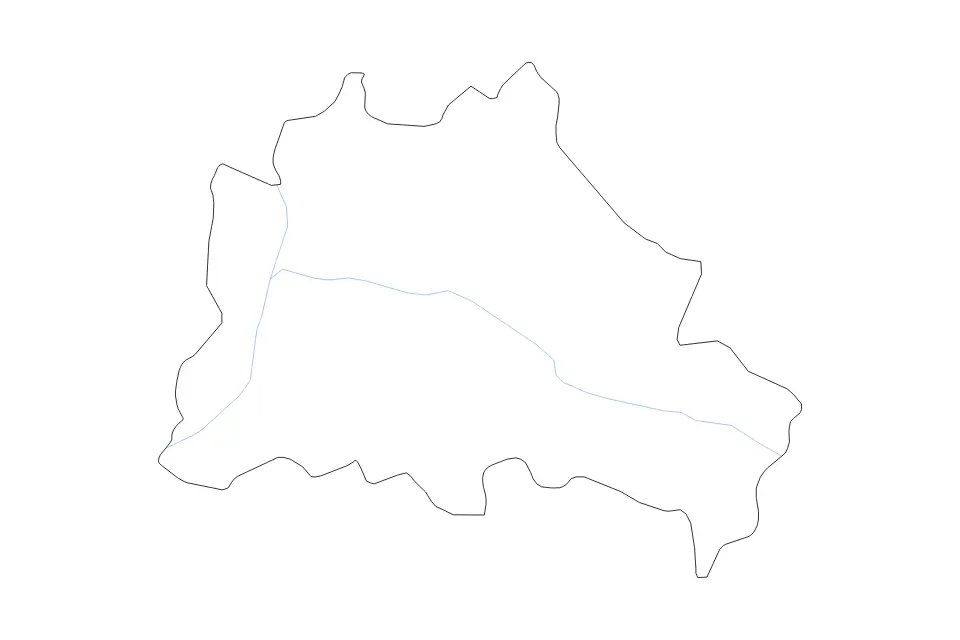 Berlin outline map preview