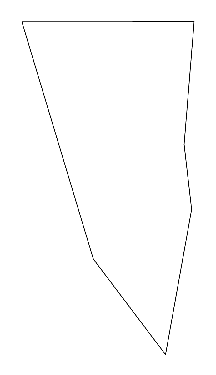 Carte de contour de Gibraltar.