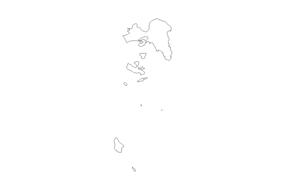 Attica outline map preview