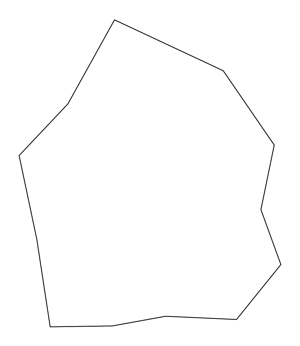 Mapa de contorno de Békéscsaba, Hungary con ríos.
