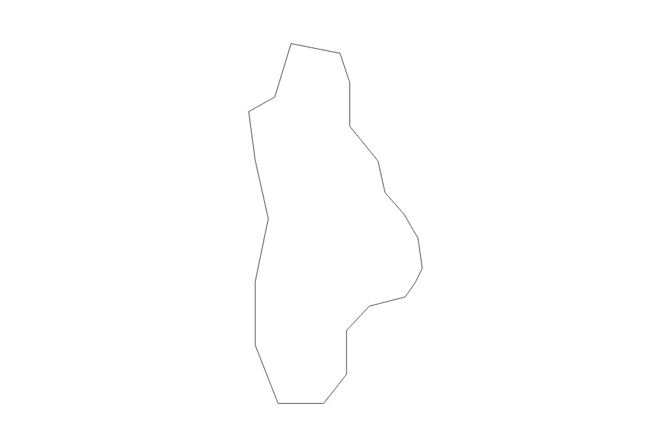 Eger outline map preview