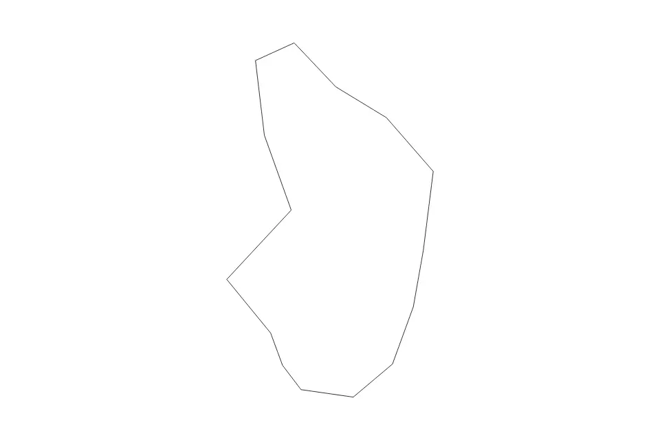 Carte de Érd, Hungary de type contour pour Europe, montrant contour avec des limites nettes.