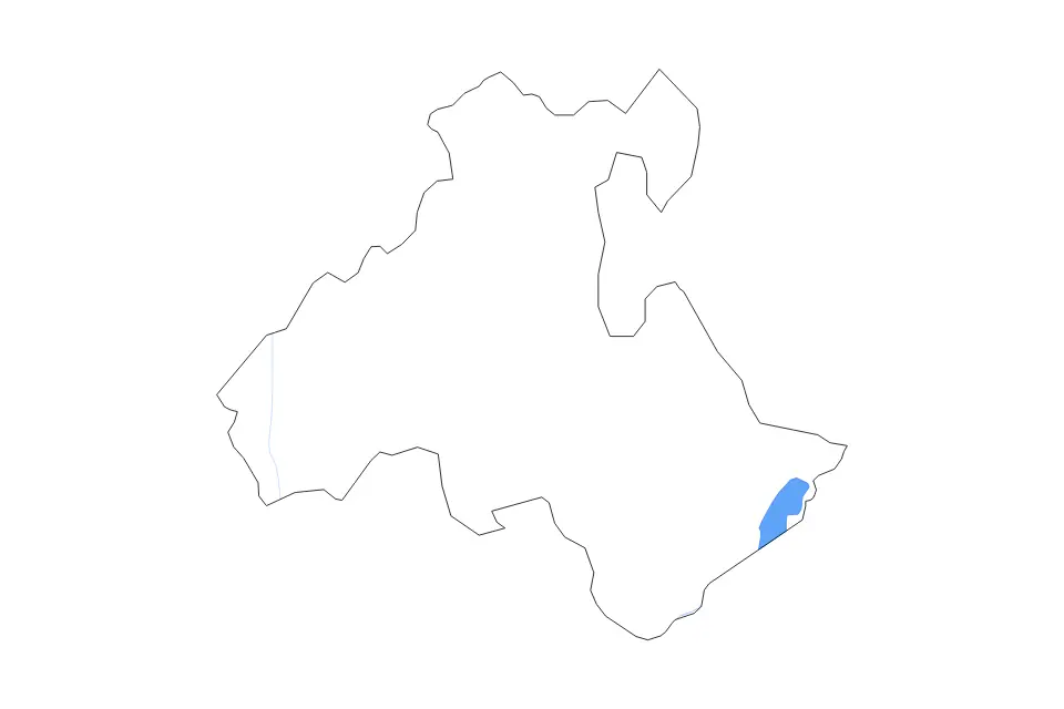 Mapa de Heves, Hungary de tipo contorno, lagos y ríos para Europa, con contorno, lagos y ríos con elementos de agua como Tisza-tó.