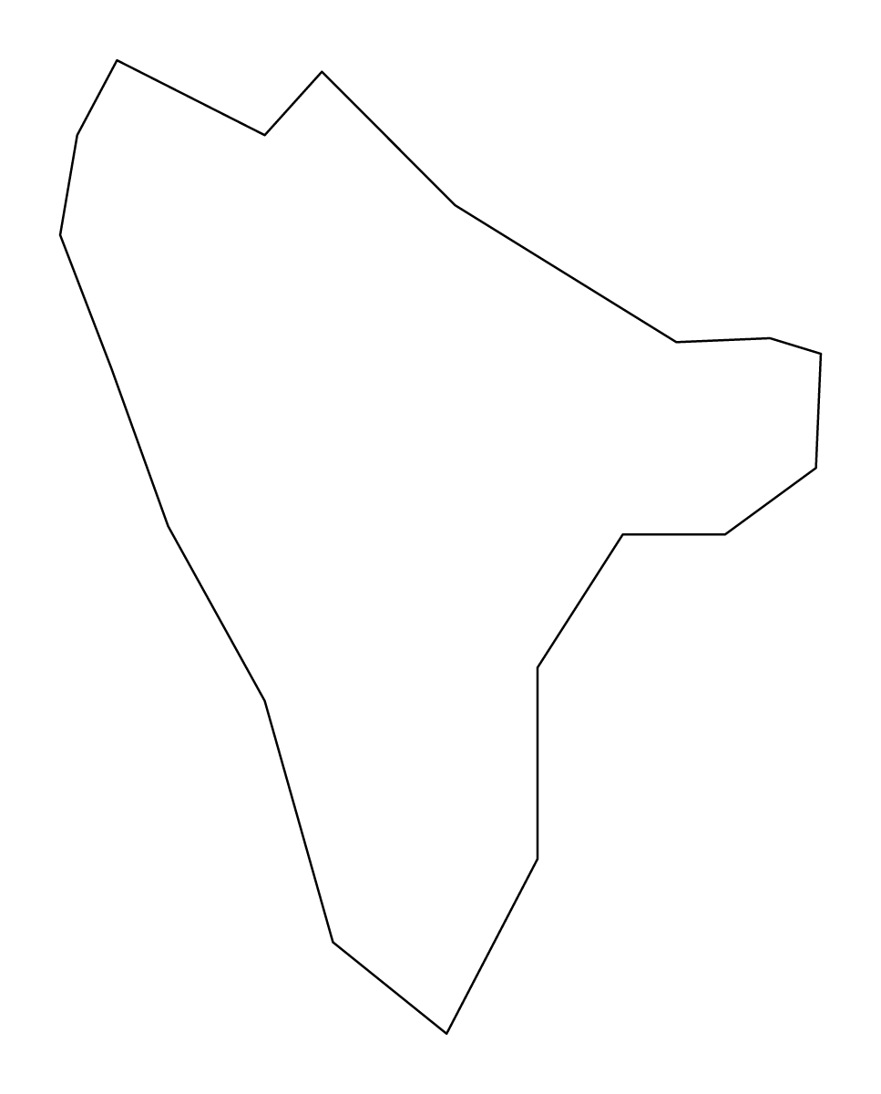 Carte de contour de Kecskemét, Hungary.