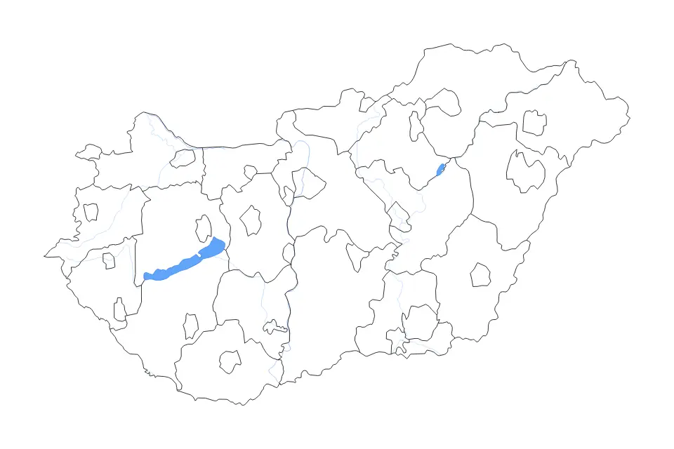 Hungary outline map preview