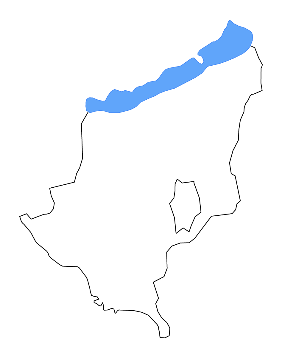 Carte de contour de Somogy, Hungary avec lacs et rivières.