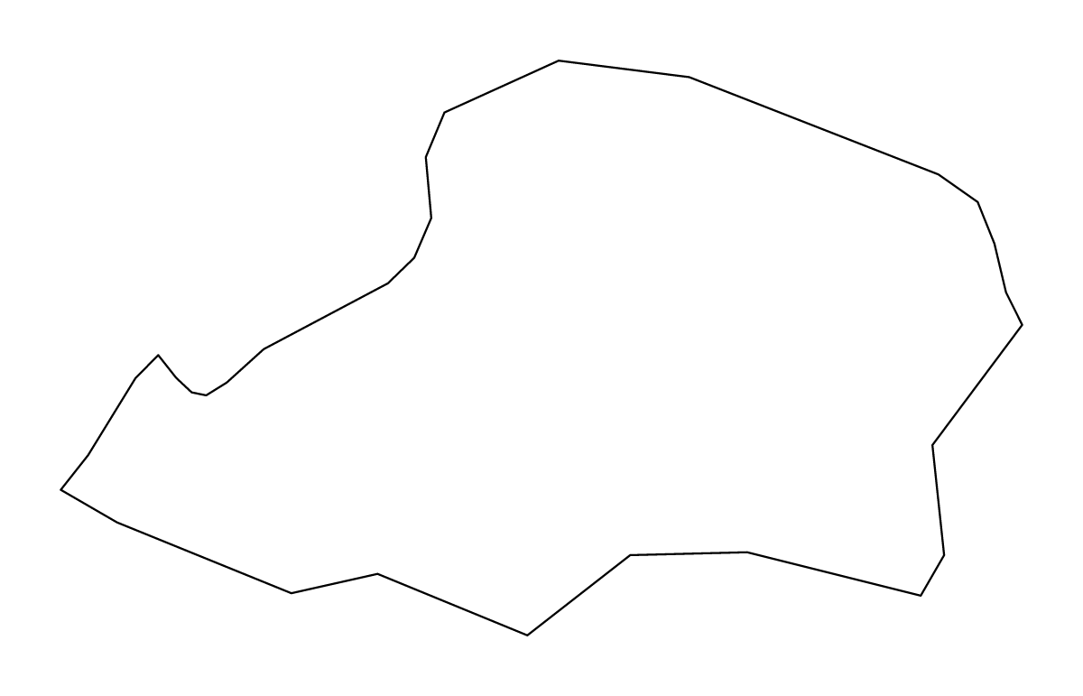 Mapa de contorno de Sopron, Hungary.
