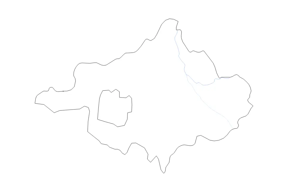 Carte de Szabolcs-Szatmár-Bereg, Hungary de type contour et rivières pour Europe, montrant contour et rivières avec des limites nettes.