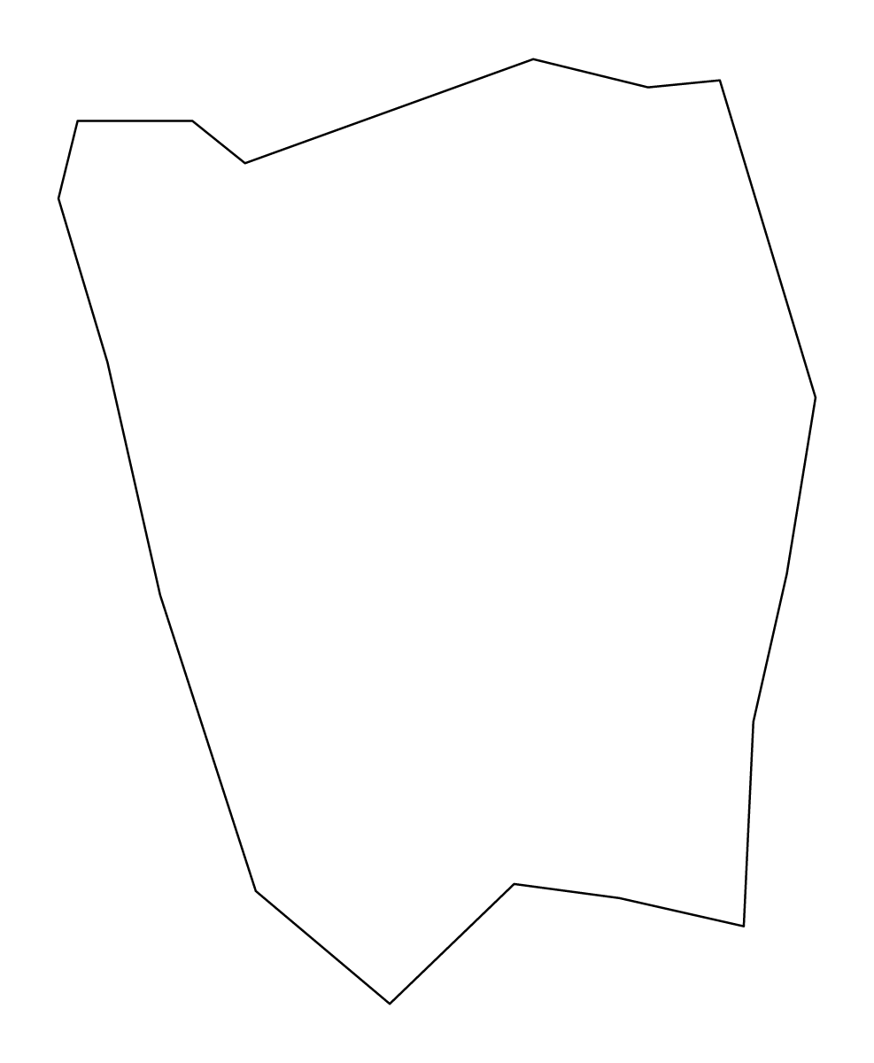 Mapa de contorno de Szombathely, Hungary.