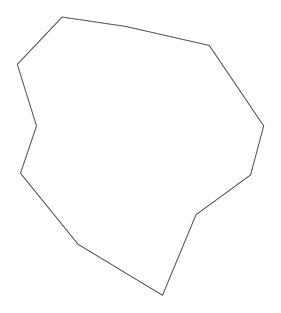 Carte de contour de Tatabánya, Hungary.