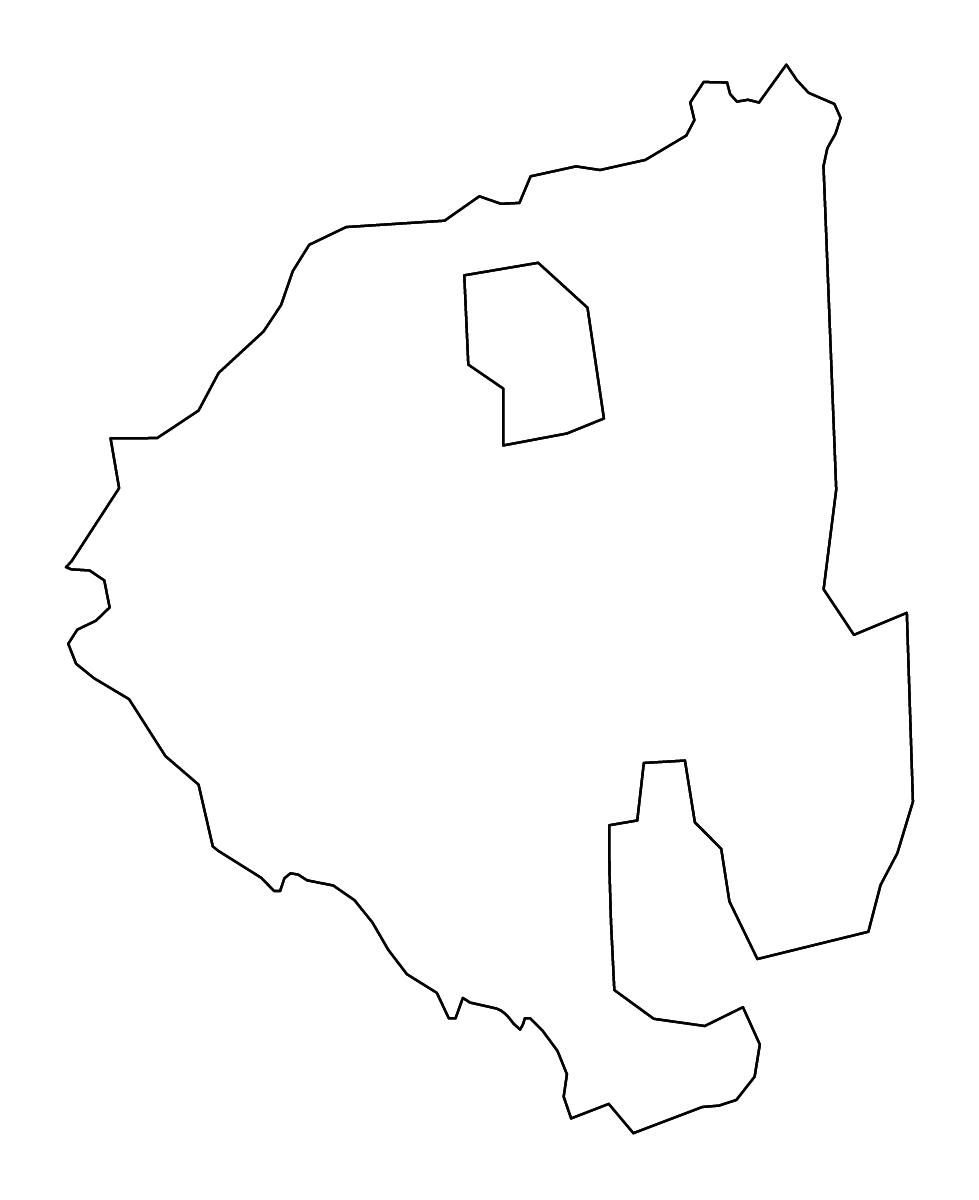 Carte de contour de Zala, Hungary avec rivières.