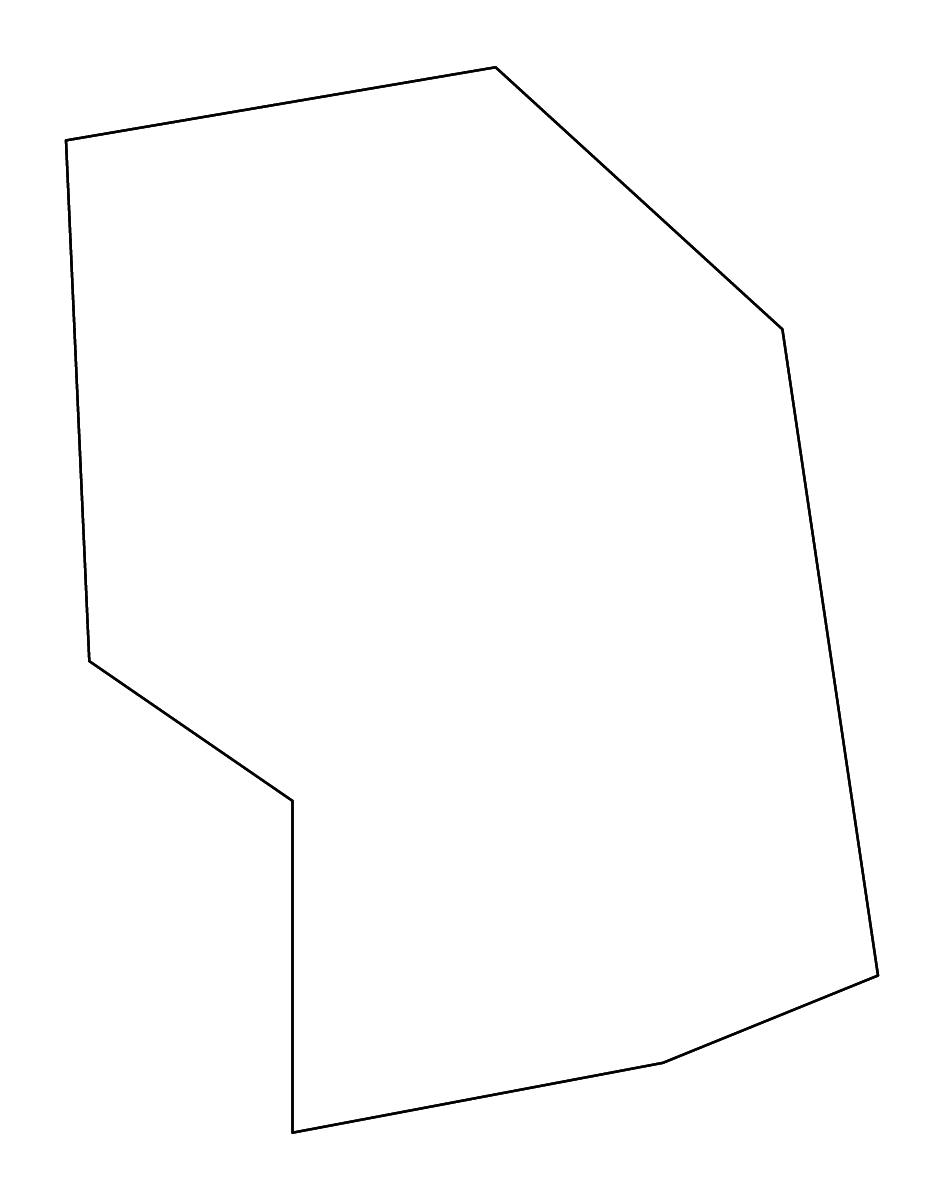 Mapa de contorno de Zalaegerszeg, Hungary con ríos.