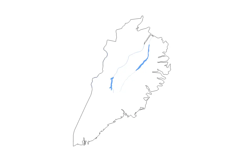 Austurland outline map preview