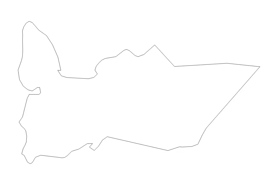 Mapa de Southern Peninsula, Iceland de tipo contorno para Europa, con contorno con límites limpios.