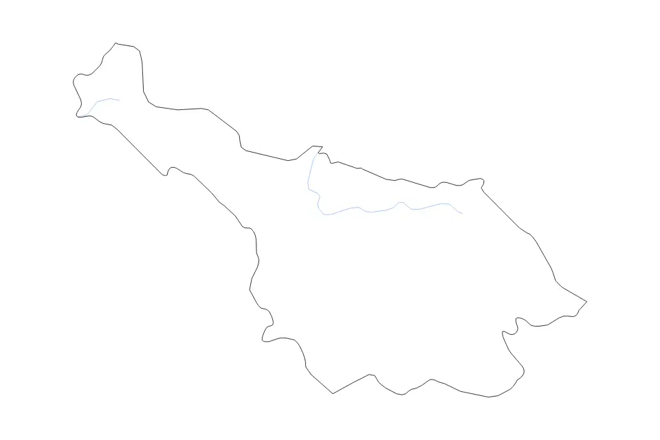 Carte de Cavan, Ireland de type contour et rivières pour Europe, montrant contour et rivières avec des limites nettes.