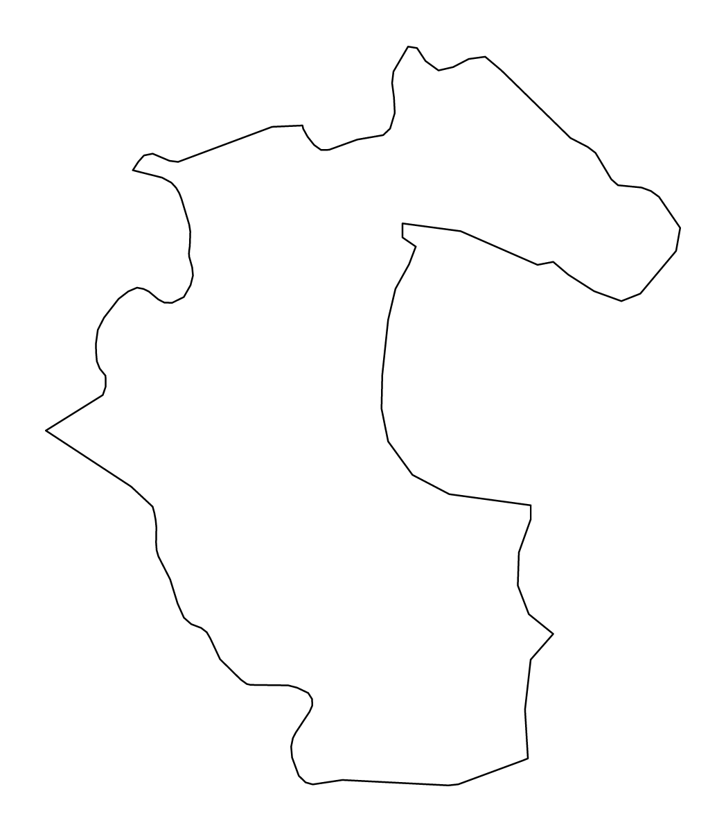 Carte de contour de Louth, Ireland.