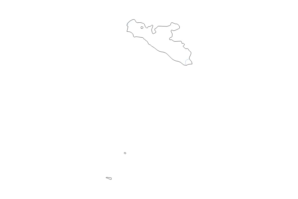 Agrigento outline map preview