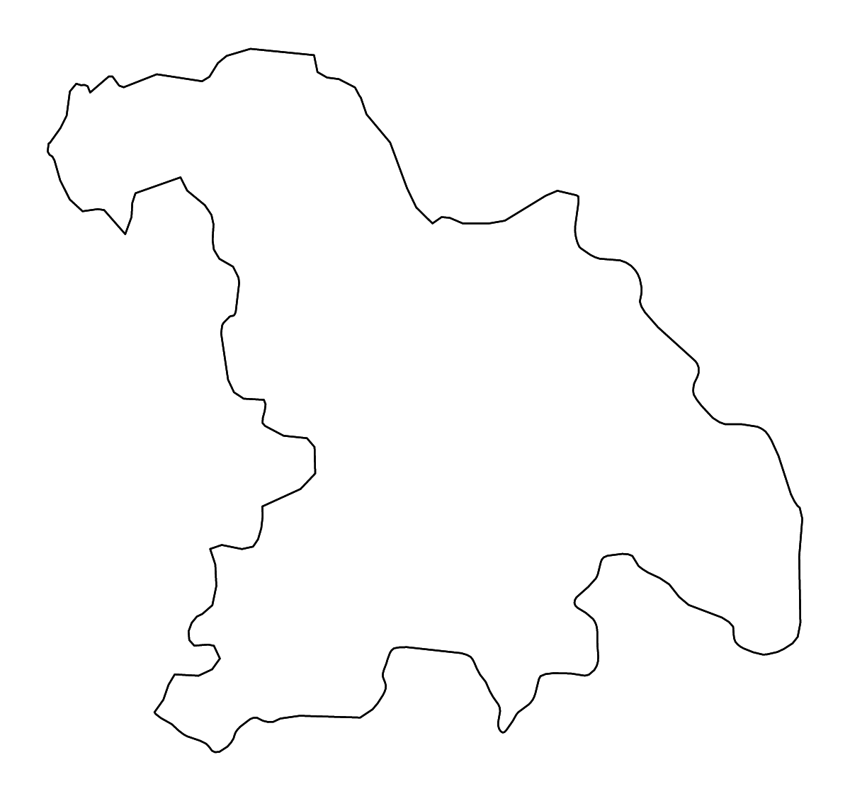 Mapa de contorno de Alessandria, Italy con ríos.