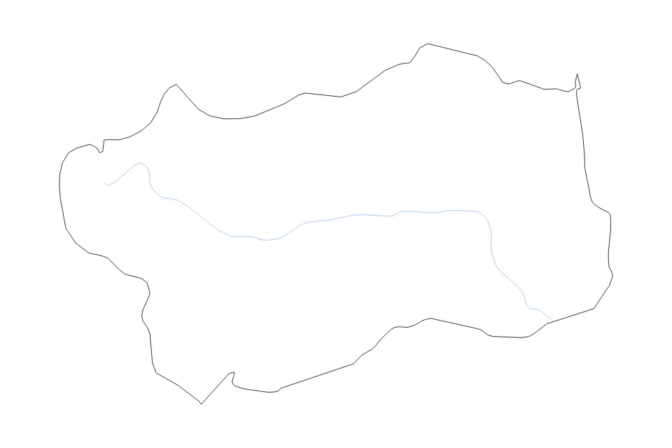 Vista previa del mapa de contorno de Aosta