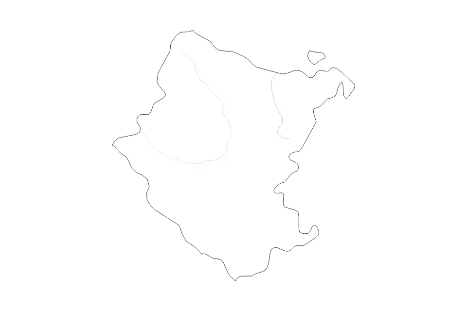 Arezzo outline map preview