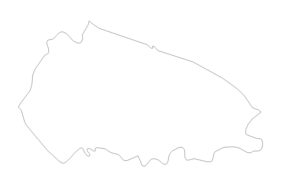 Bari outline map preview