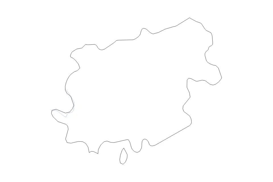 Benevento outline map preview