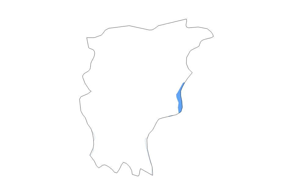 Bergamo outline map preview