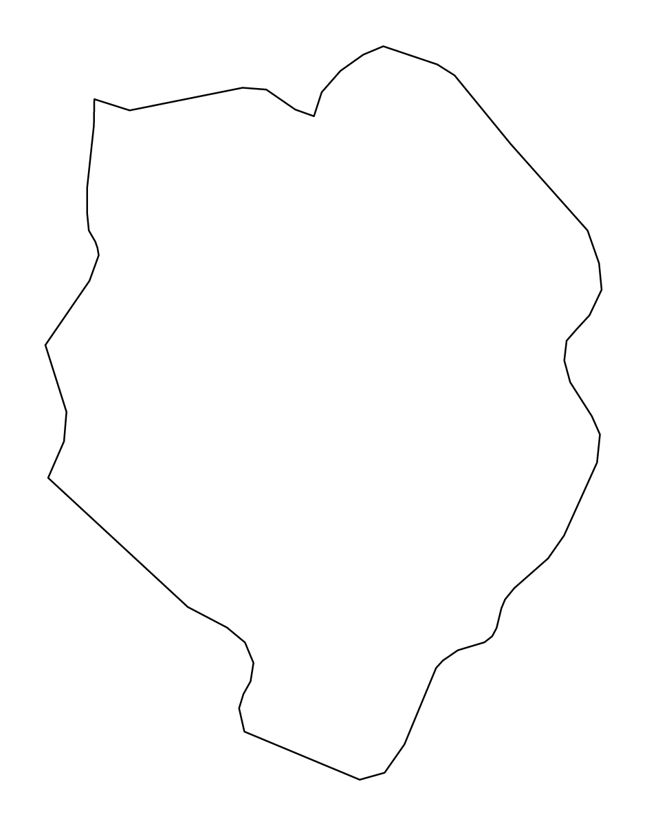 Mapa de contorno de Biella, Italy.